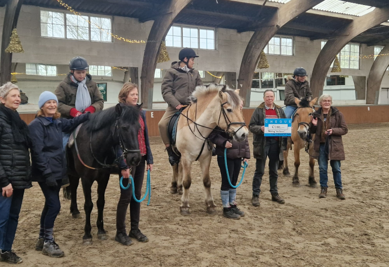CEBO employees support The Baan Foundation with donation for adapted horseback riding